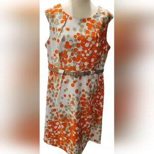 Emma & Michele Dress Women's Size 14W “Feel Pretty” Polka Dot Sleeveless